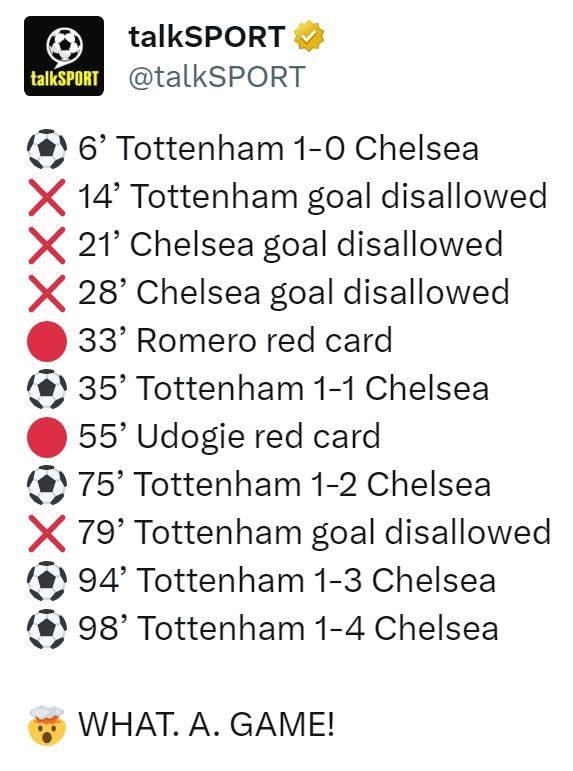 开云登录入口地址-【英超】热刺2人染红，杰克逊戴帽，切尔西4比1大胜